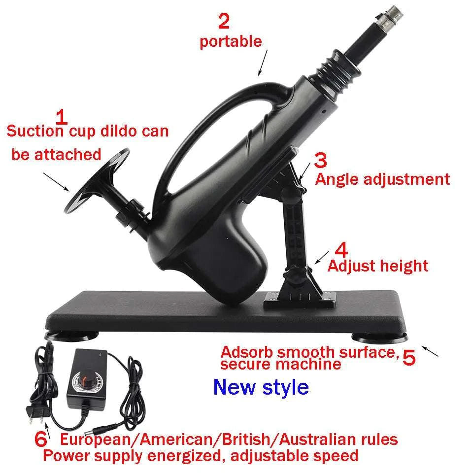 Adjustable Wireless Control Intimate Machine with Remote Speed Control-7 Accessories / Poland