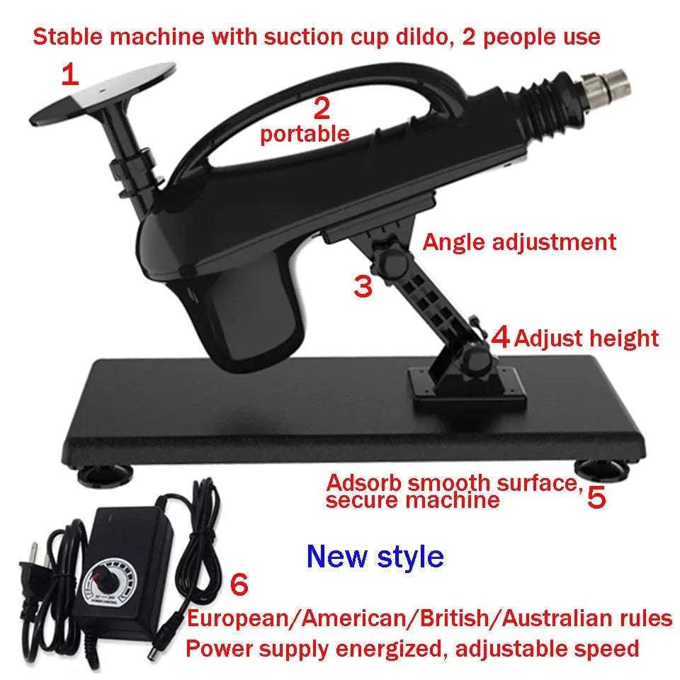Adjustable Wireless Control Intimate Machine with Remote Speed Control-7 Accessories / Poland