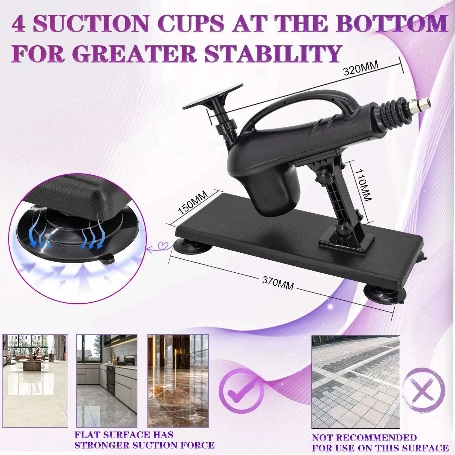Adjustable Wireless Control Intimate Machine with Remote Speed Control-7 Accessories / Poland