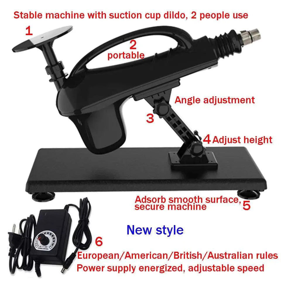Adjustable Wireless Control Intimate Machine with Remote Speed Control-7 Accessories / Poland