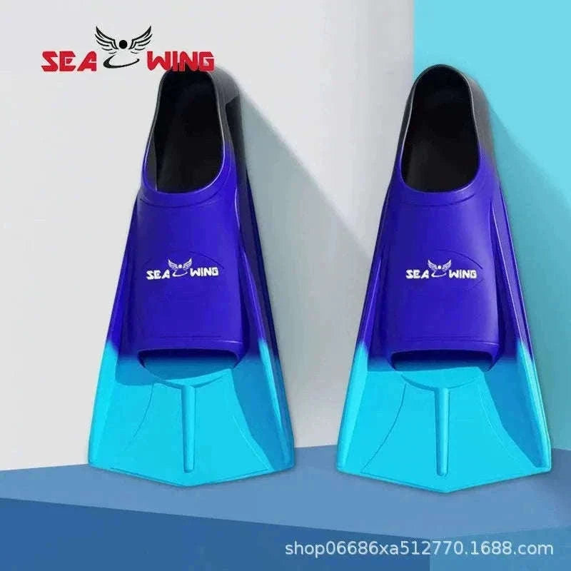 Adult Silicone Swim Training Fins Non-Slip Diving Frog Shoes-15 / XS