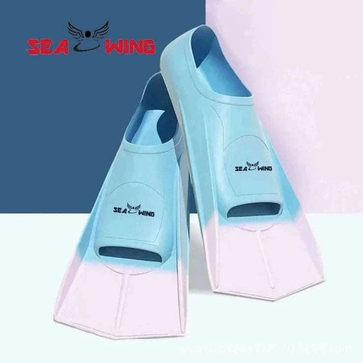 Adult Silicone Swim Training Fins Non-Slip Diving Frog Shoes-15 / XS