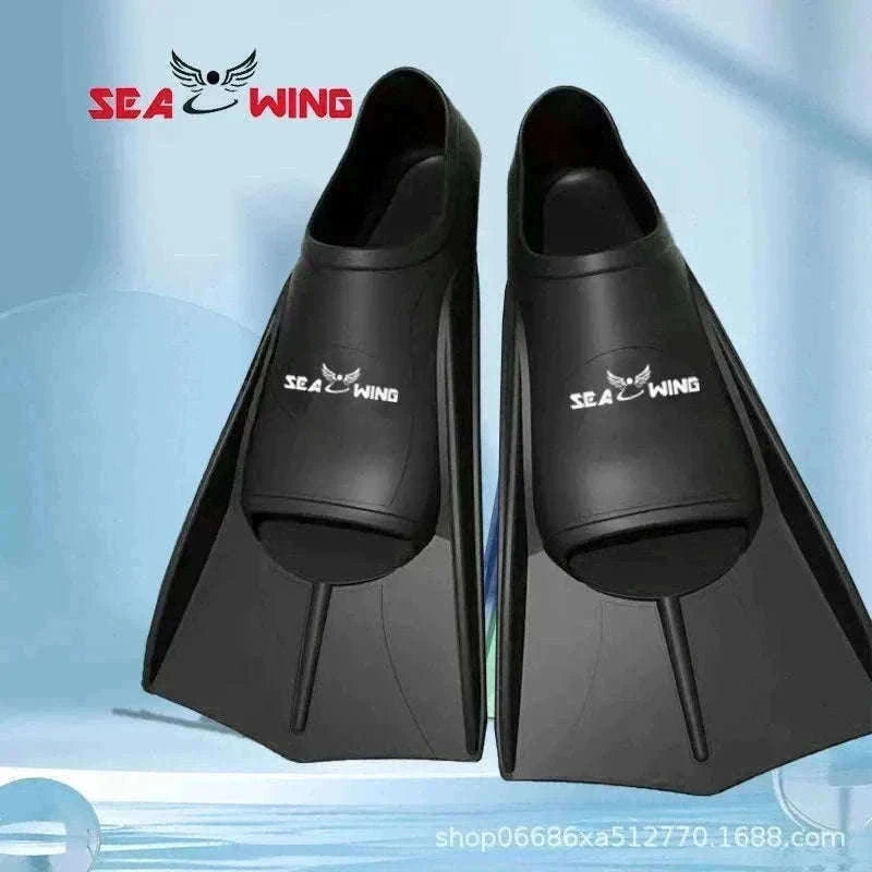 Adult Silicone Swim Training Fins Non-Slip Diving Frog Shoes-15 / XS