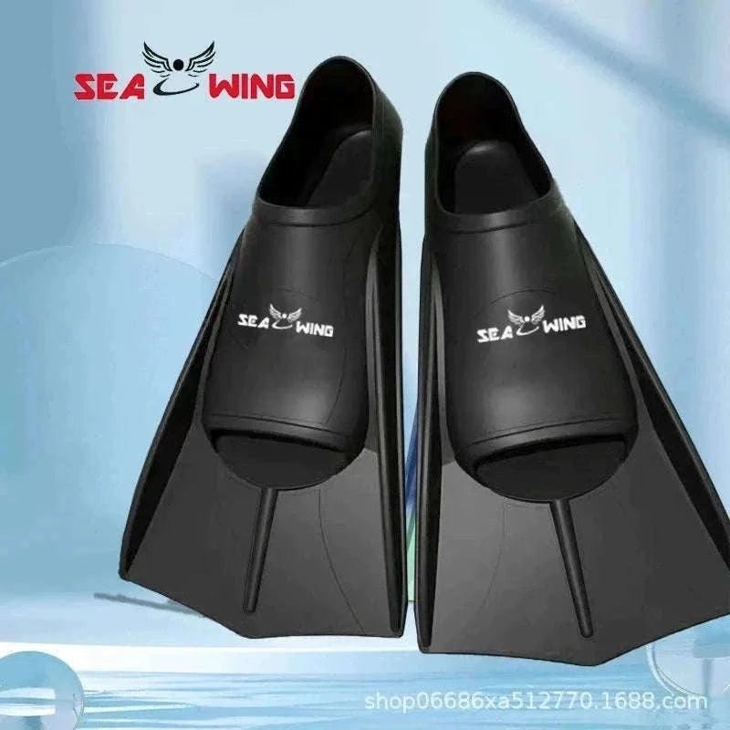 Adult Silicone Swim Training Fins Non-Slip Diving Frog Shoes-15 / XS