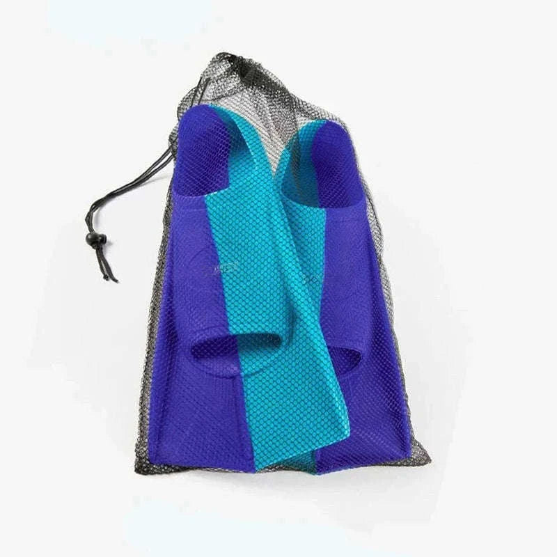 Adult Silicone Swim Training Fins Non-Slip Diving Frog Shoes-15 / XS