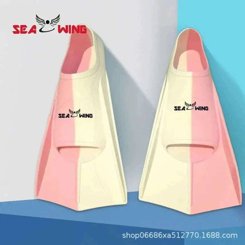Adult Silicone Swim Training Fins Non-Slip Diving Frog Shoes-15 / XS