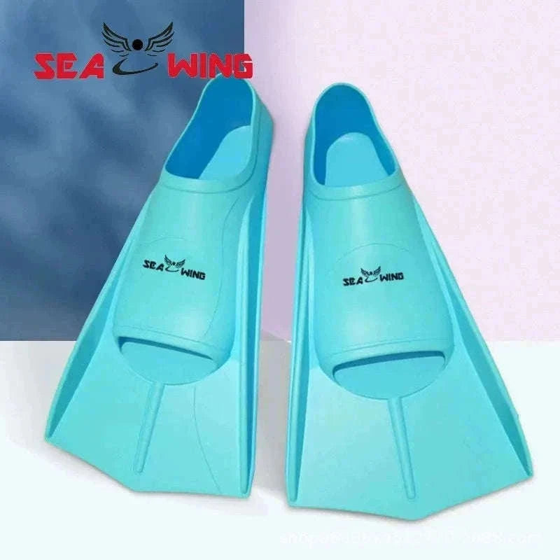 Adult Silicone Swim Training Fins Non-Slip Diving Frog Shoes-15 / XS