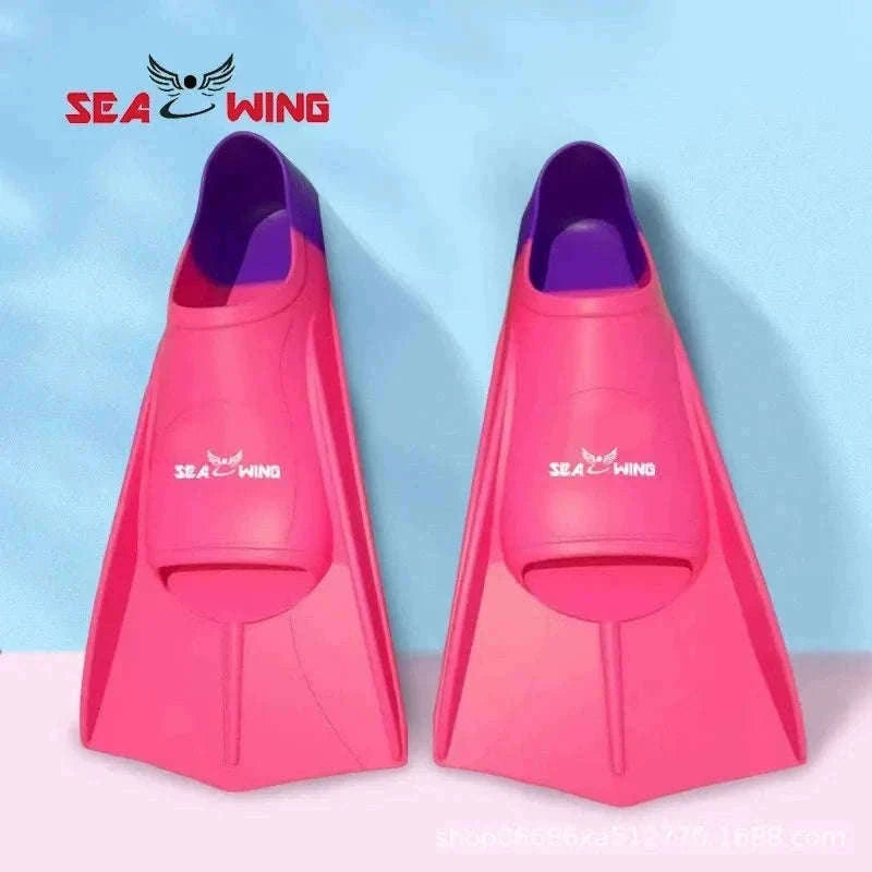 Adult Silicone Swim Training Fins Non-Slip Diving Frog Shoes-15 / XS