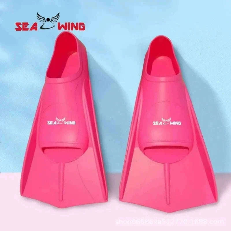 Adult Silicone Swim Training Fins Non-Slip Diving Frog Shoes-15 / XS