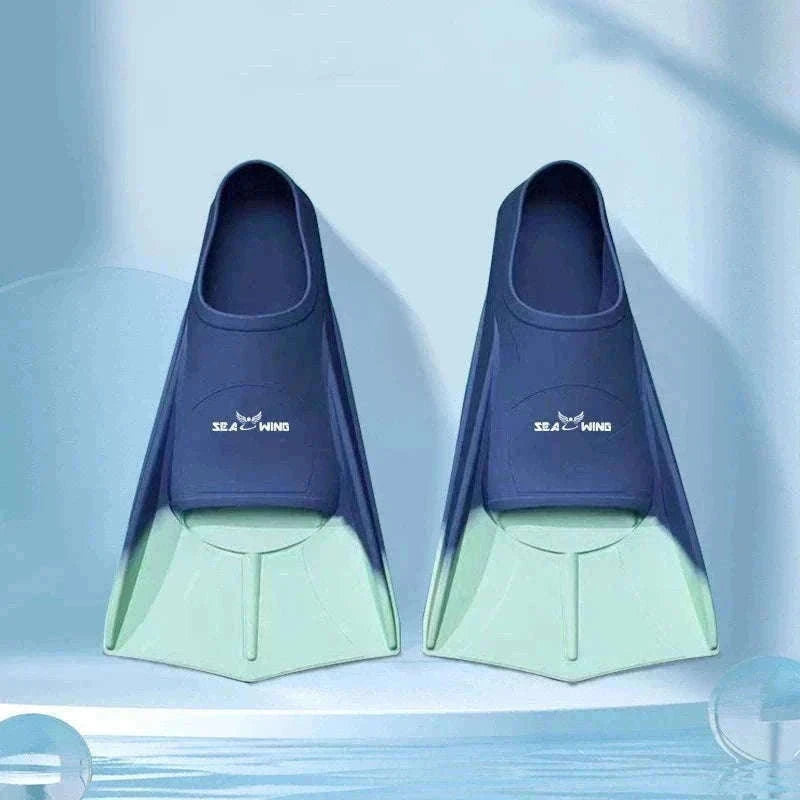Adult Silicone Swim Training Fins Non-Slip Diving Frog Shoes-15 / XS