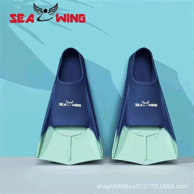 Adult Silicone Swim Training Fins Non-Slip Diving Frog Shoes-15 / XS