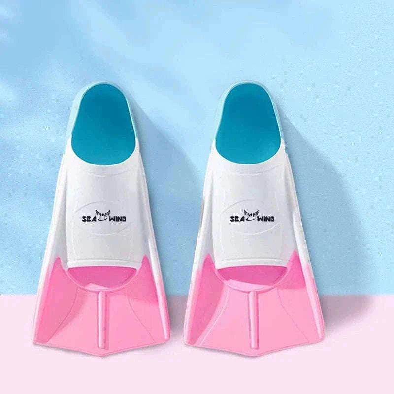 Adult Silicone Swim Training Fins Non-Slip Diving Frog Shoes-15 / XS