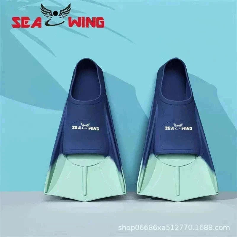 Adult Silicone Swim Training Fins Non-Slip Diving Frog Shoes-15 / XS