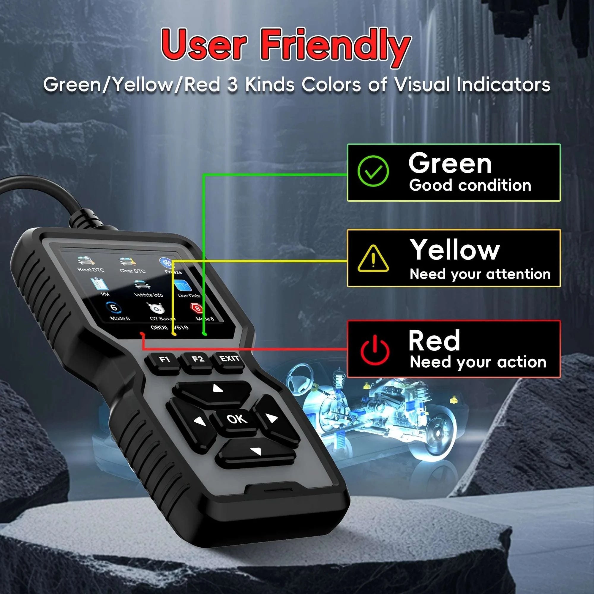 Advanced OBD2 Scanning Diagnostic Tool-