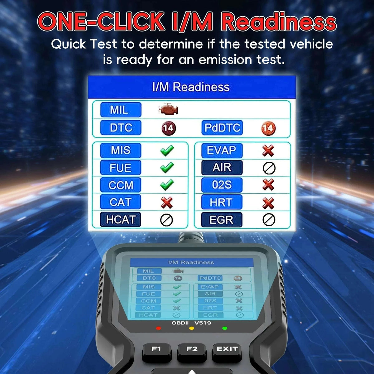 Advanced OBD2 Scanning Diagnostic Tool-orange
