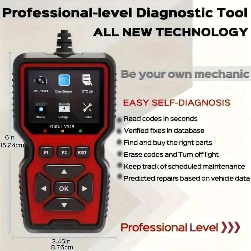 Advanced OBD2 Scanning Diagnostic Tool-orange