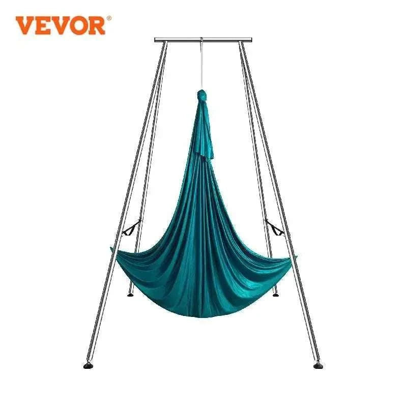 Aerial Yoga Frame & Hammock Stand with Silks 9.67FT 551lbs-green / france