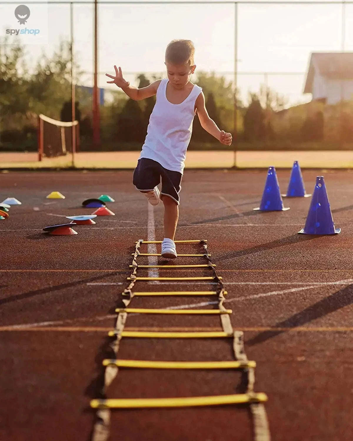 Agility Ladder with Nylon Straps for Speed and Footwork Training-2m