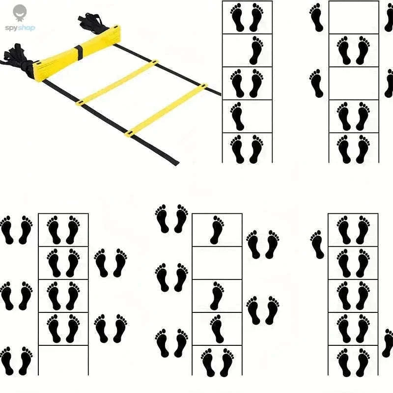 Agility Ladder with Nylon Straps for Speed and Footwork Training-2m