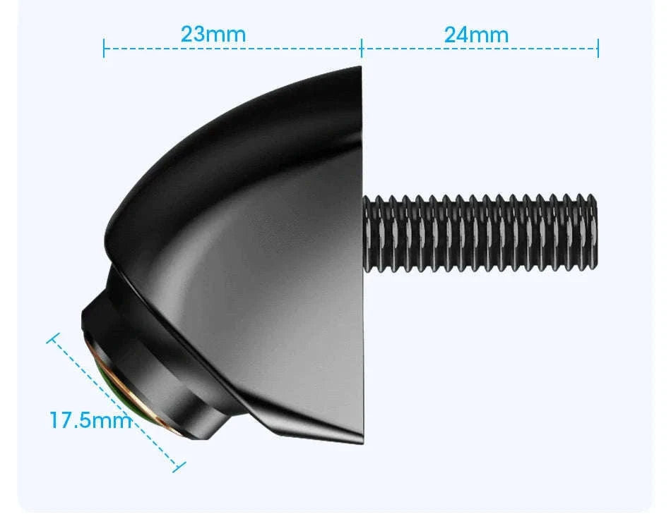 AHD 1080P CVBS Car Rear View Camera 170° Night Vision IP68 Waterproof-D-AHD 720P-White