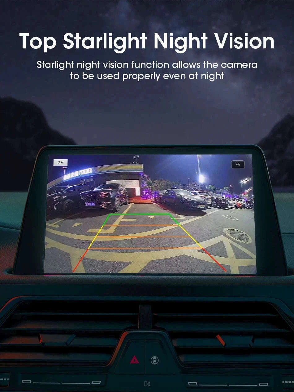 AHD 1080P CVBS Car Rear View Camera 170° Night Vision IP68 Waterproof-D-AHD 720P-White