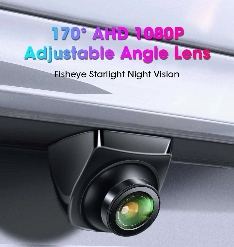 AHD 1080P CVBS Car Rear View Camera 170° Night Vision IP68 Waterproof-D-AHD 720P-White