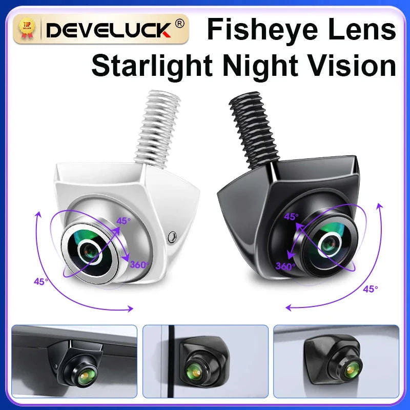 AHD 1080P CVBS Car Rear View Camera 170° Night Vision IP68 Waterproof-D-AHD 720P-White