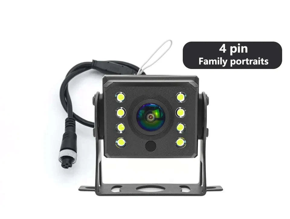 AHD 1080P Truck Rear View Camera with 8 LED Night Vision Waterproof-GRAY