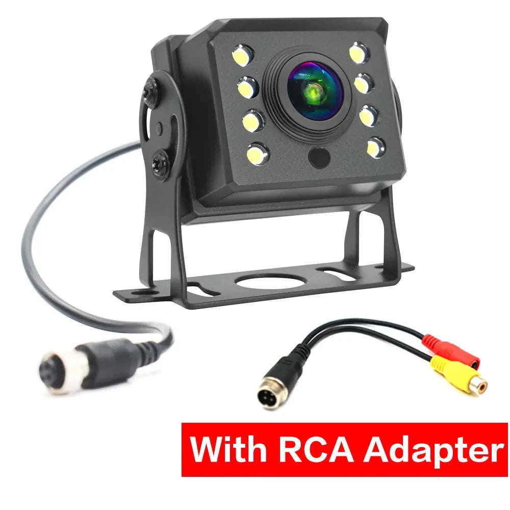 AHD 1080P Truck Rear View Camera with 8 LED Night Vision Waterproof-GRAY