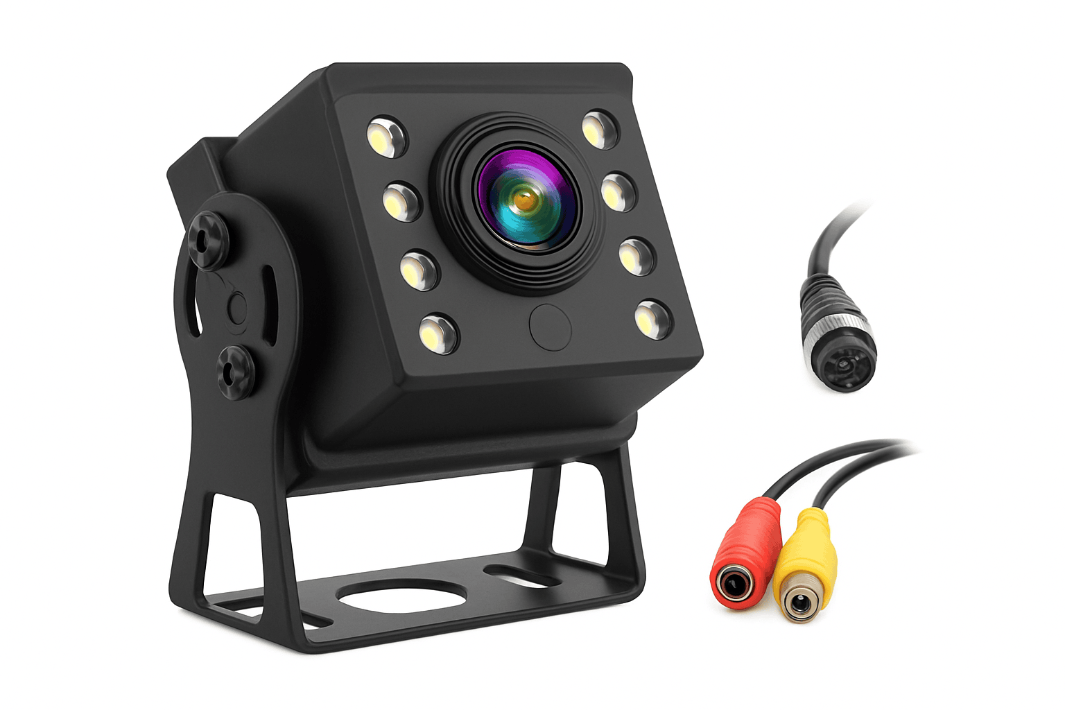 AHD 1080P Truck Rear View Camera with 8 LED Night Vision Waterproof-GRAY