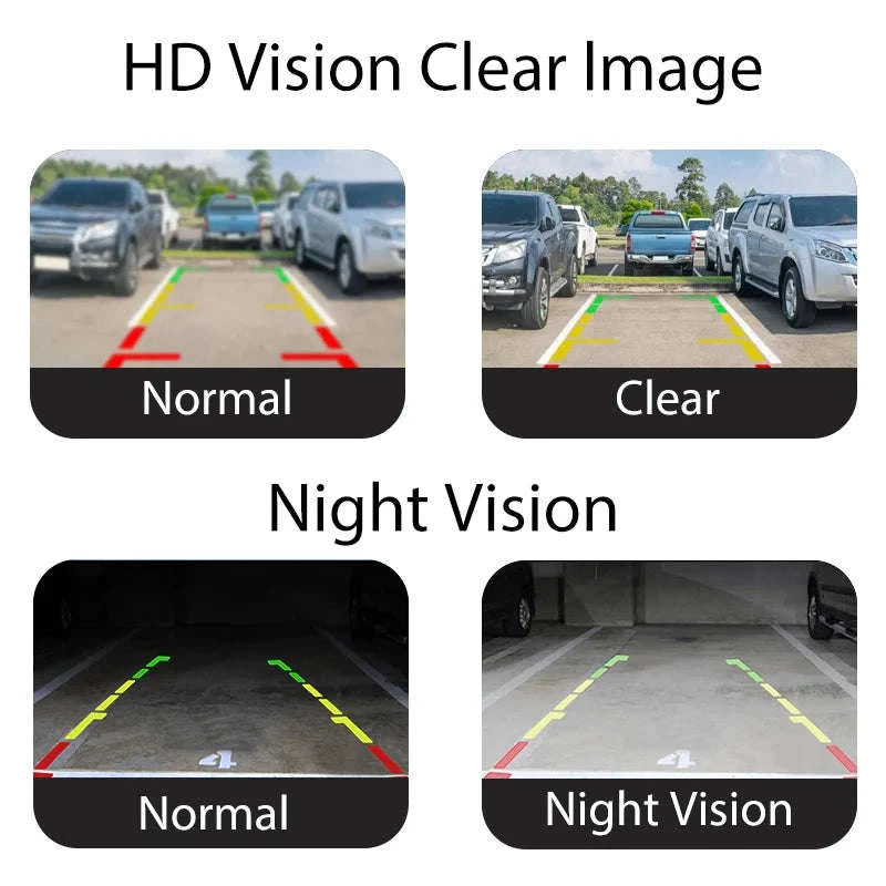 AHD CVBS HD Fisheye Reversing Camera IP67 Night Vision 170° 6m Cable-015-720P-1080P