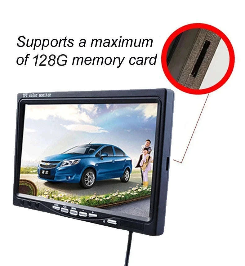AHD Door Camera Kit with 1080p Fisheye Peephole Monitor-Only CVBS Camera / US Plug / PAL