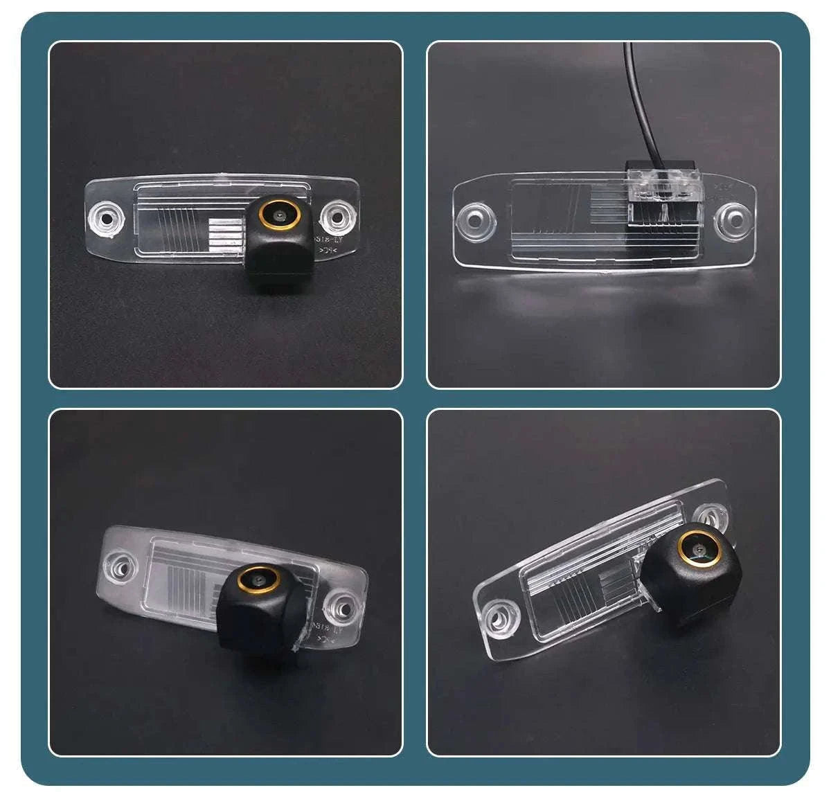 AHD Reverse Camera with Dynamic Trajectory for Kia Models-CVBS-AHD / 12 V