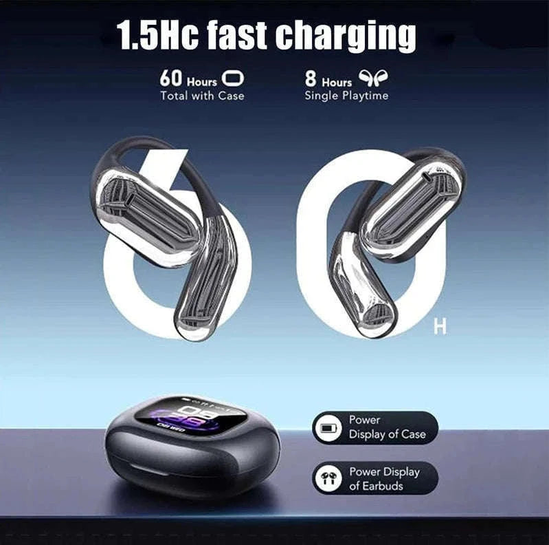 AI Language Translation Earbuds for Real-Time Conversations-Blue