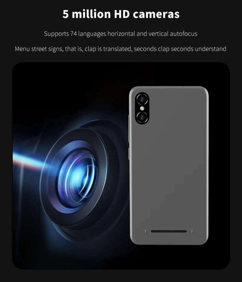 AI Language Translator Device with Real-Time Voice & Photo Translation-Gray / China Mainland