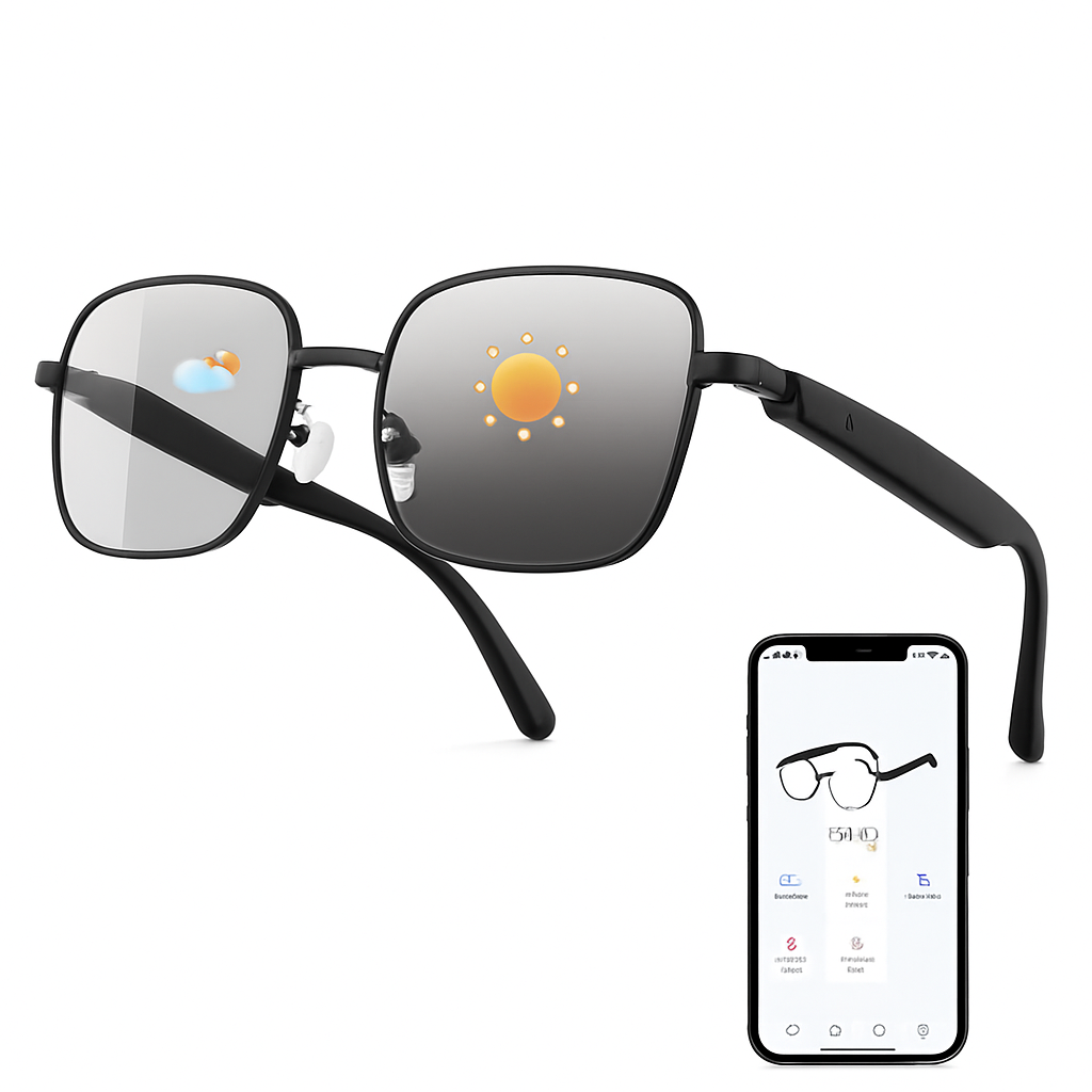 Smart Glasses with Real-Time Translation and Auto-Tinting Lenses