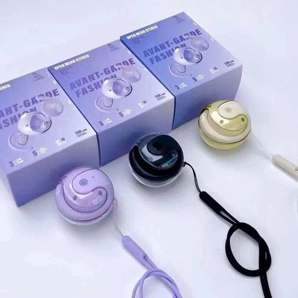 AI Real-Time Language Translation Earphones for Clear Communication-Purple