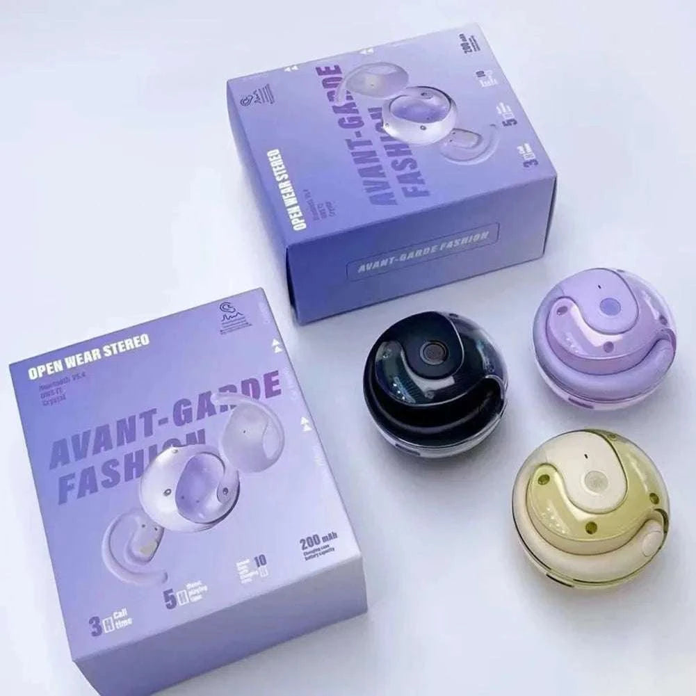 AI Real‑Time Language Translation Earphones-Purple