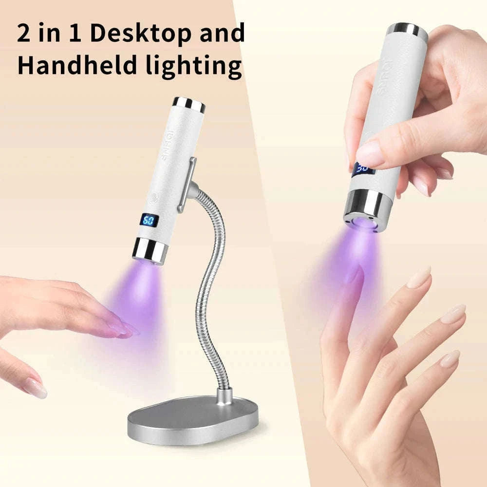 Ai Sensor Nail Lamp – Rechargeable UV LED Mini Nail Dryer-G1 Orange
