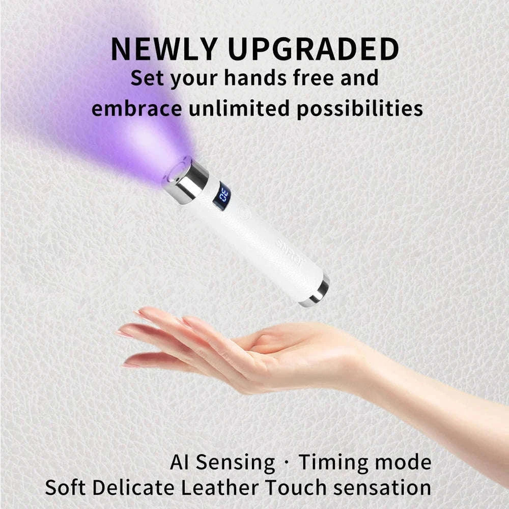 Ai Sensor Nail Lamp – Rechargeable UV LED Mini Nail Dryer-G1 Orange