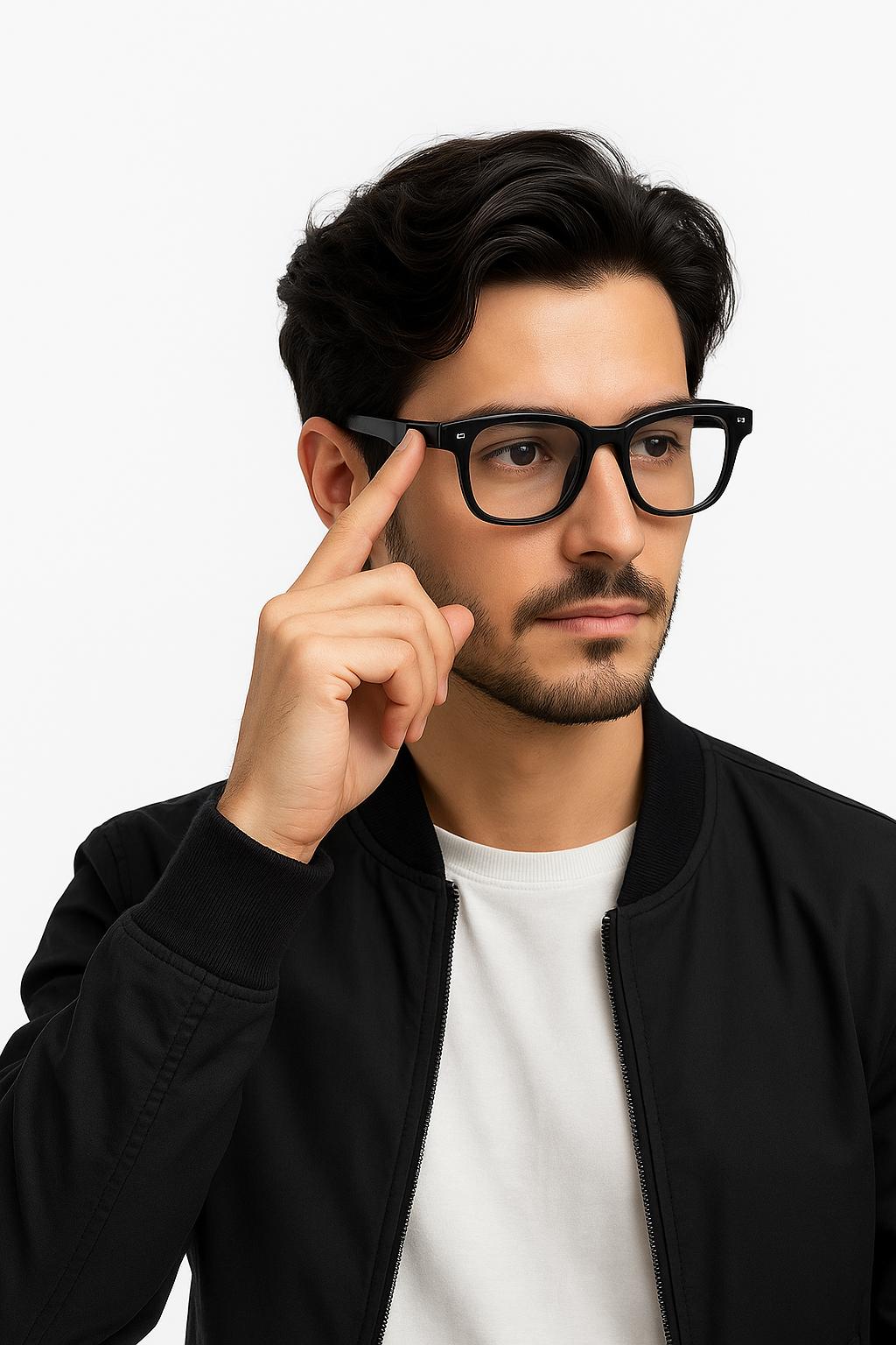 AI Smart Glasses Kamera Videooptagelse AI Fotorecognition Bluetooth Ringekloks Smartbriller Solbriller Mænd Damer