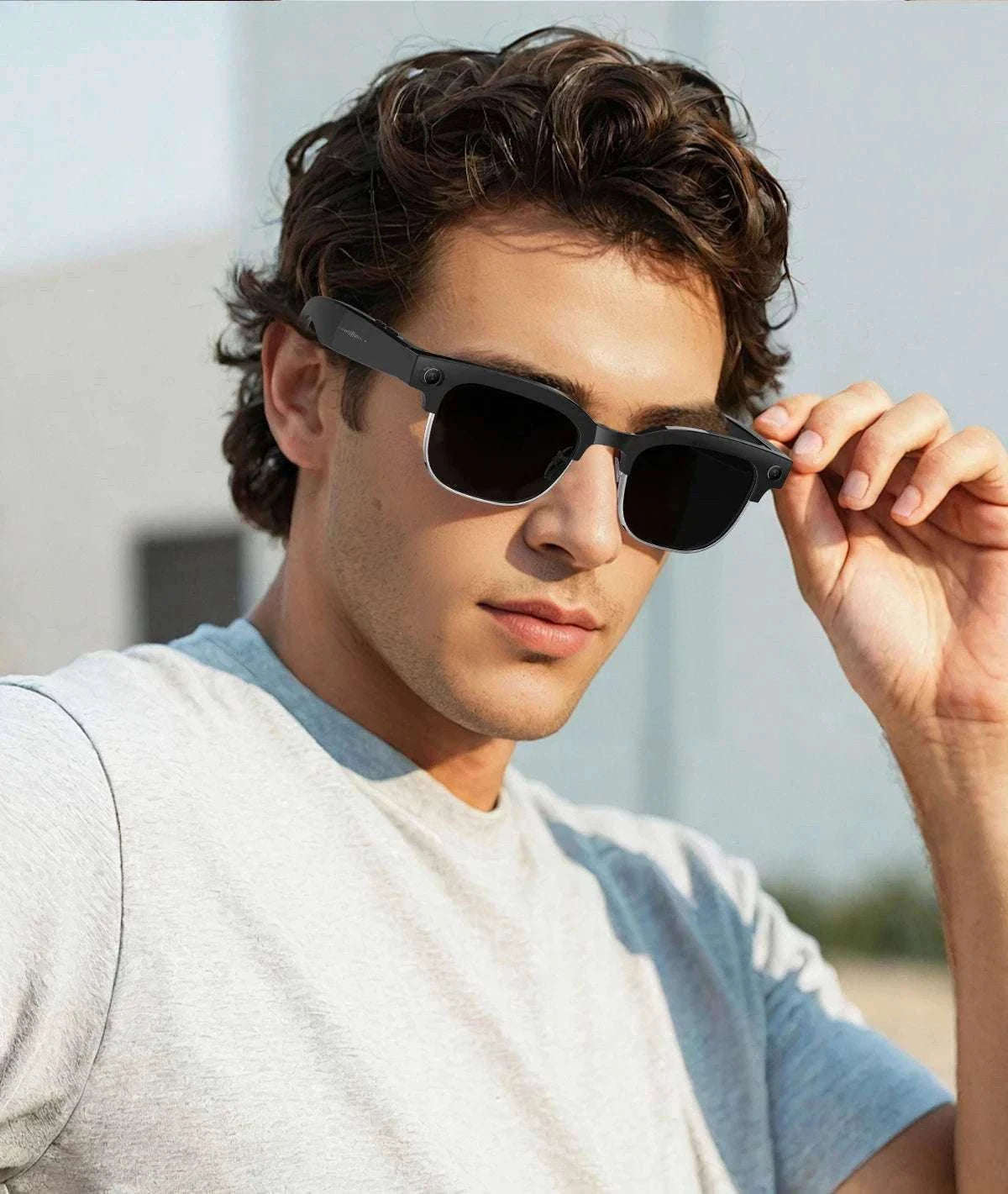 AI Smart Glasses with Camera, Calls, Translation & Audio-Change color
