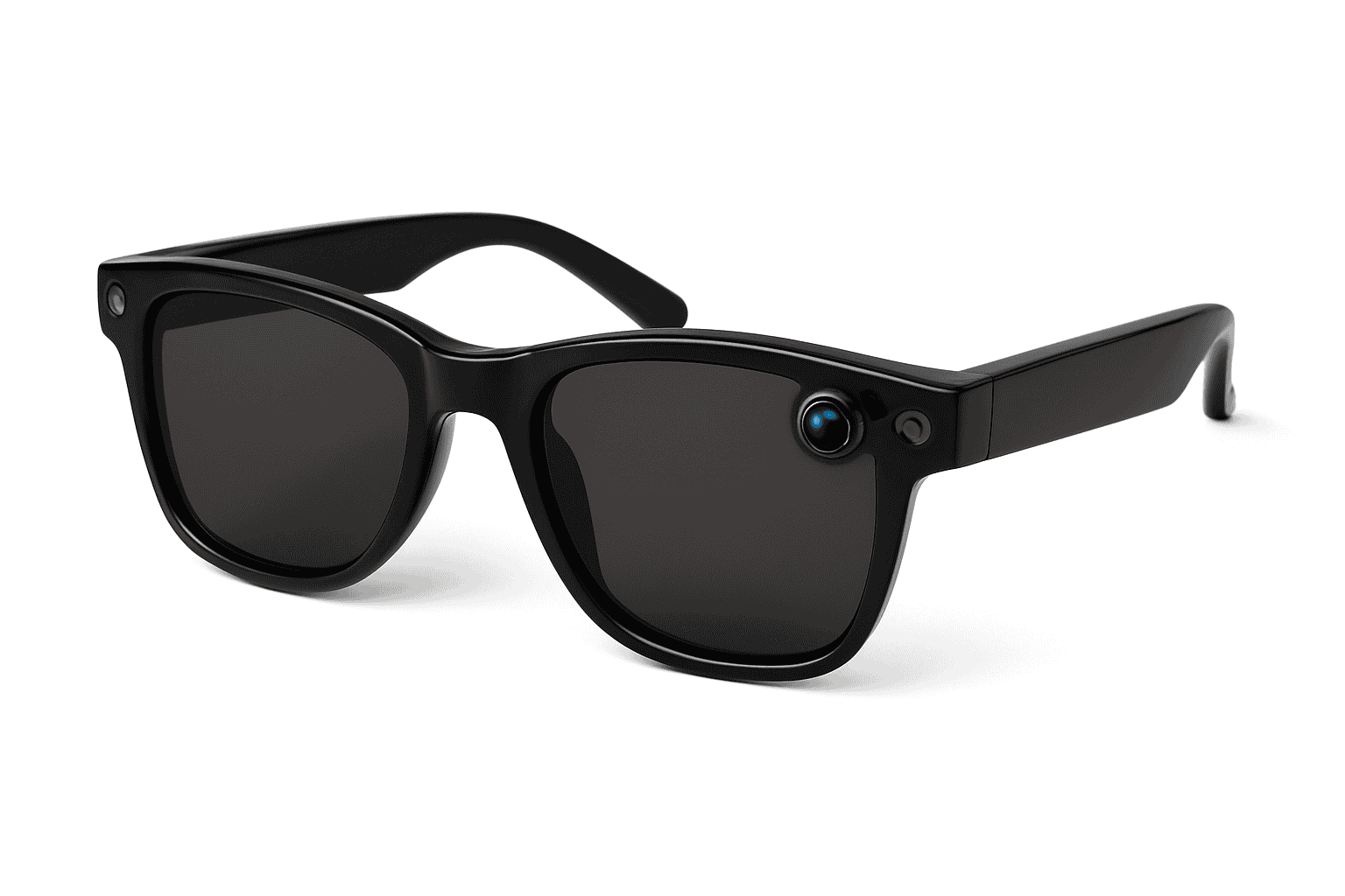 AI Smart Glasses with Camera, Translation & Bluetooth Audio-Black Color change A / CN