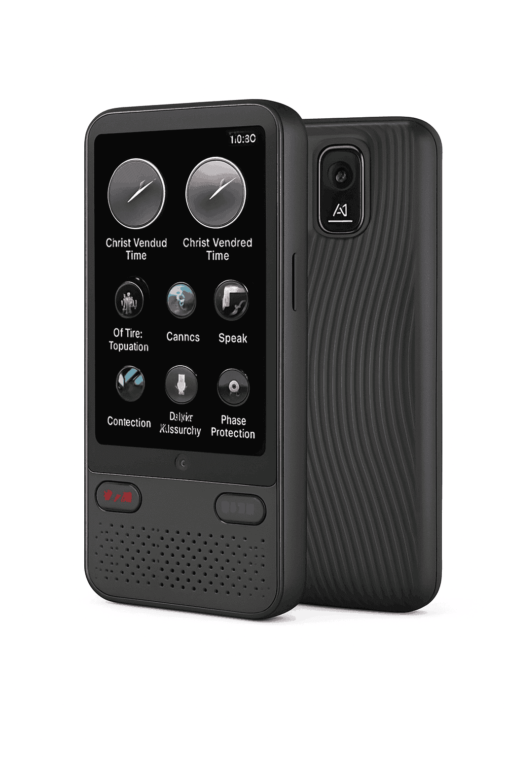 AI Voice Translator Device with Real-Time Two-Way Language Translation-Black / China Mainland