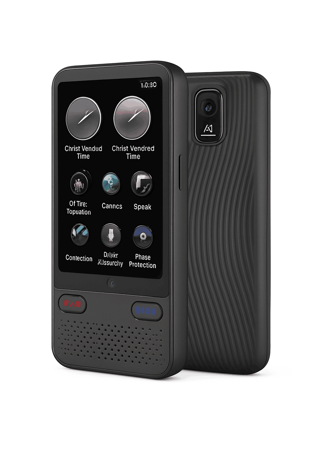 AI Voice Translator Device with Real-Time Two-Way Language Translation-Black / China Mainland