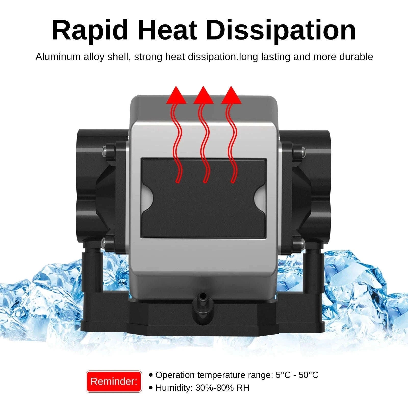 Air Assist Compressor DC 24V Adjustable 10-30 L/Min for Laser Cutter and Engraver-LT-AP-MP56-EU Plug / China Mainland