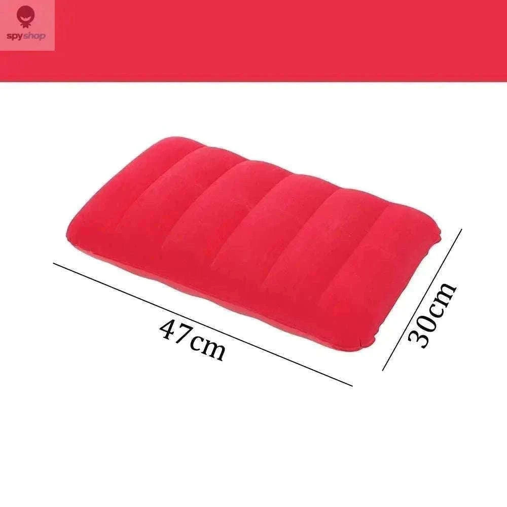 Air Cushion Camping Pillow for Travel and Outdoor Rest-1pc-red