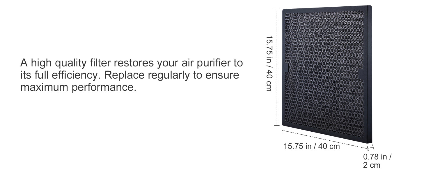 SucceBuy Aktivt Kolfilter 3-Pack 16tumx19tum Hög Effektiva Steg 2 Filter Utrustning för Vattenskaderestaurering