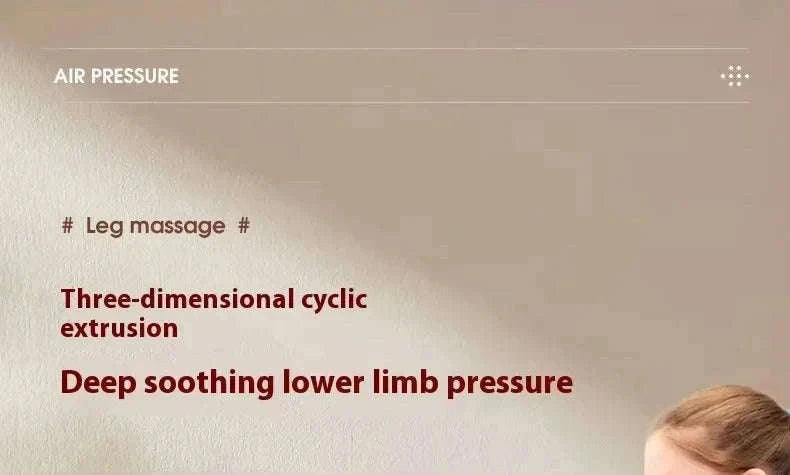 Air Pressure Leg Massager Boots for Tired Legs and Feet-Short / US Plug