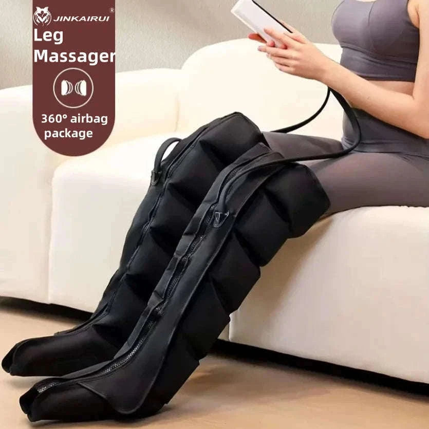 Air Pressure Leg Massager for Calf and Foot Relief-Short / US Plug